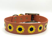Terracotta Sunflower Collar - Medium (14"-18")
